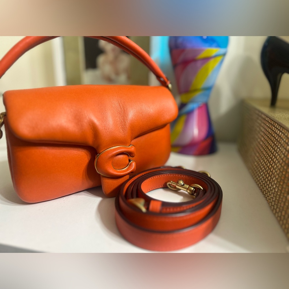 ❌SOLD❌ Coach Pillow Tabby 18 (Orange)